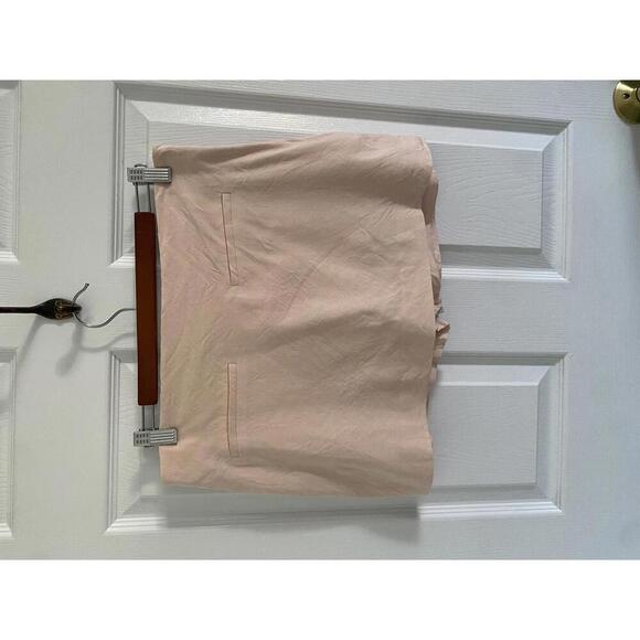 Veronica Beard romantic girlhoodcore pink linen skirt skort size 8 - Picture 5 of 8